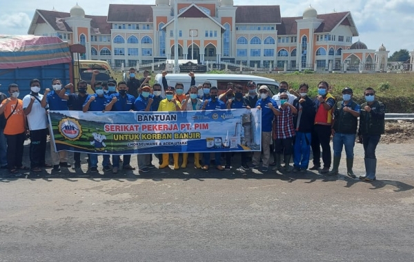 Bantuan PT PIM Tahap II Bergulir ke Lhoksukon, Aceh Utara